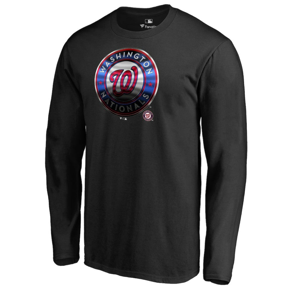 Washington Nationals Midnight Mascot Long Sleeve T-Shirt - MLB