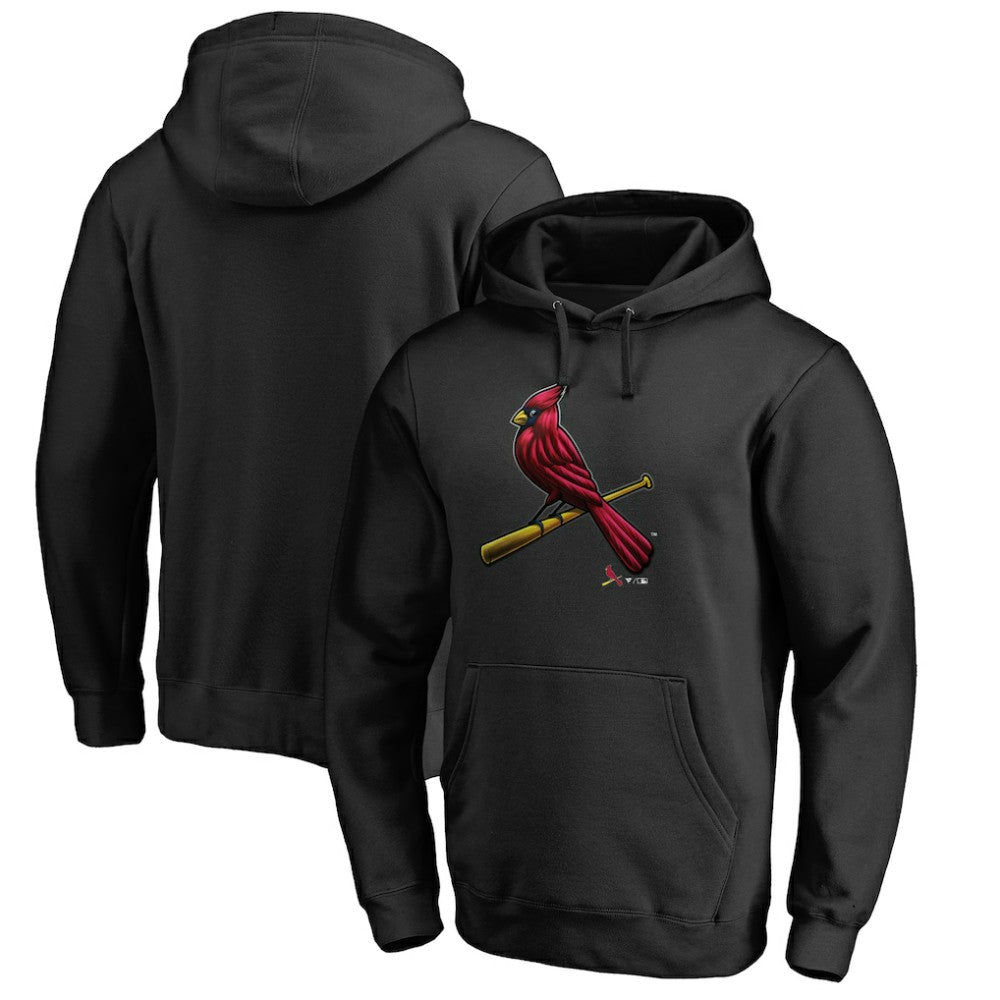 St. Louis Cardinals Midnight Mascot Pullover Hoodie - MLB
