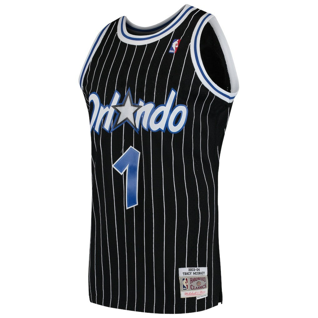 Tracy McGrady Orlando Magic Hardwood Classics Swingman Jersey Black - NBA