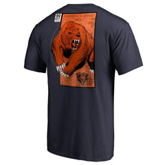 Chicago Bears Midway Monster T-Shirt Navy | NFL