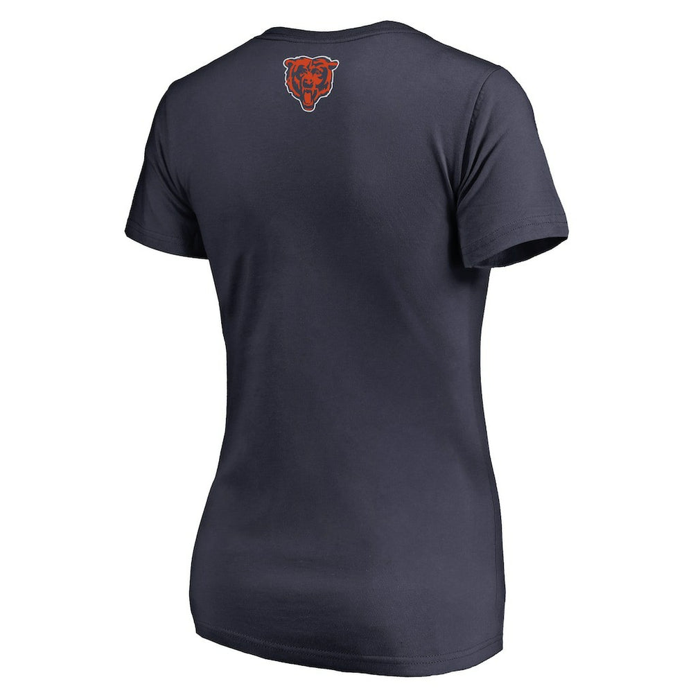 Chicago Bears Women's Monsters V-Neck T-Shirt Navy | NFL