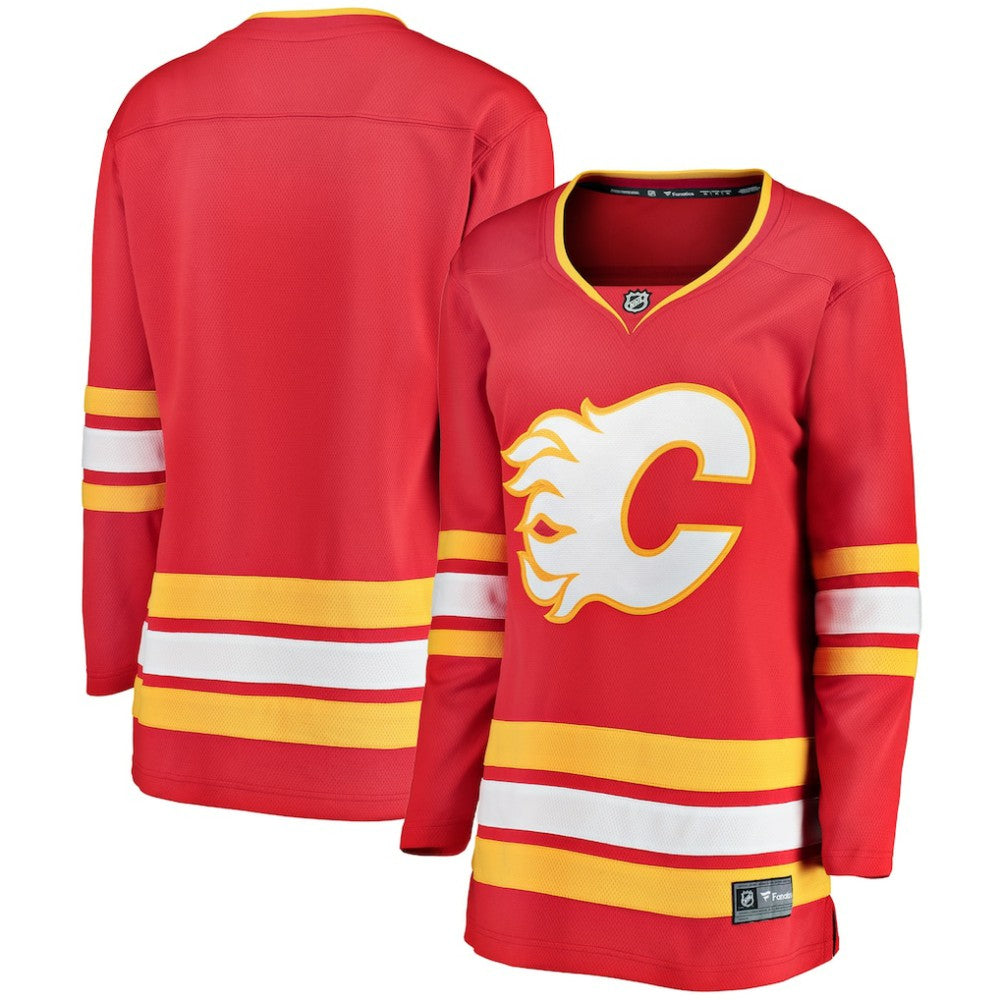 Calgary Flames Fanatics Women's Home Breakaway Jersey - Red - NHL
