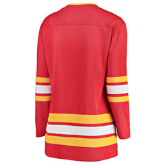 Calgary Flames Fanatics Women's Home Breakaway Jersey - Red - NHL