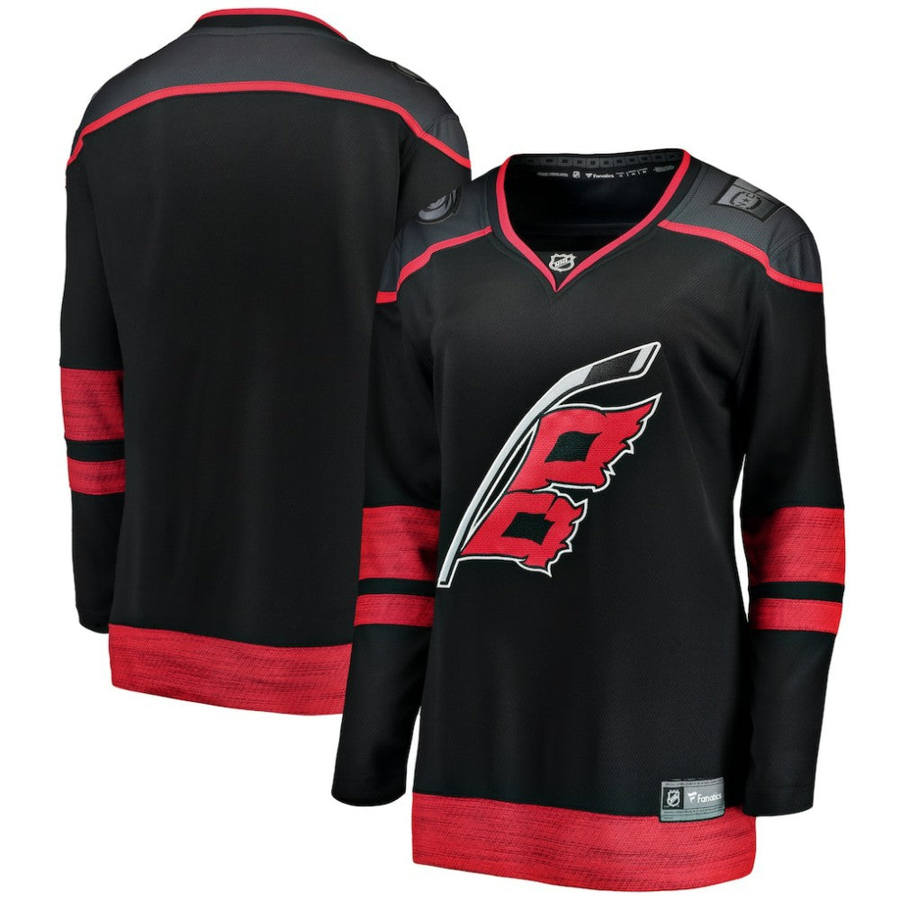 Carolina Hurricanes Fanatics Women's Home Breakaway Jersey - Black - NHL