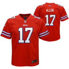 Josh Allen Buffalo Bills Youth Game Jersey Red | Nike for Sale
