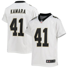 Alvin Kamara New Orleans Saints Youth Game Jersey White | Nike for Sale
