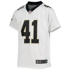 Alvin Kamara New Orleans Saints Youth Game Jersey White | Nike for Sale