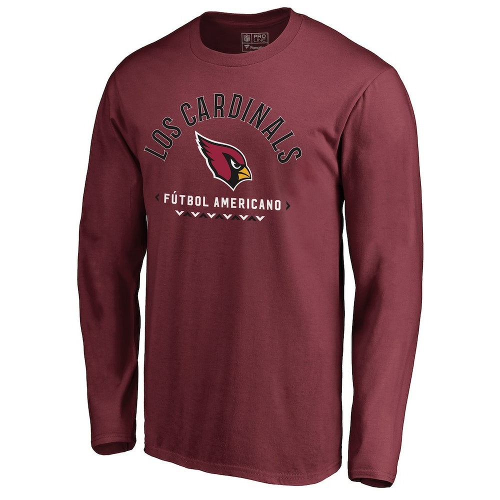 Arizona Cardinals Futbol Americano Long Sleeve T-Shirt Cardinal | NFL