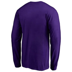 Baltimore Ravens Futbol Americano Long Sleeve T-Shirt Purple | NFL