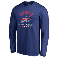 Buffalo Bills Futbol Americano Long Sleeve T-Shirt Royal | NFL