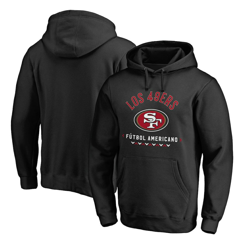 San Francisco 49ers Futbol Americano Pullover Hoodie Black | NFL