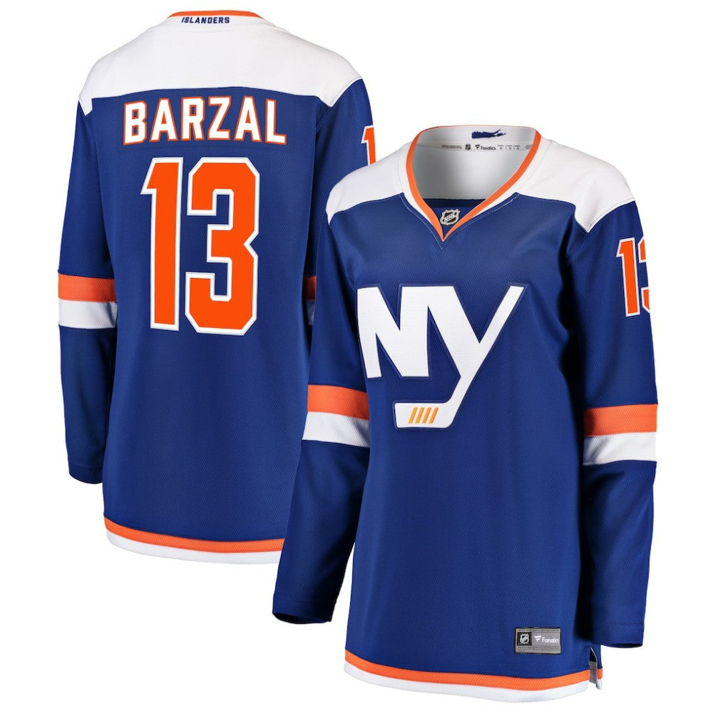 Mathew Barzal New York Islanders Fanatics Women's Alternate Breakaway Jersey - Blue - NHL