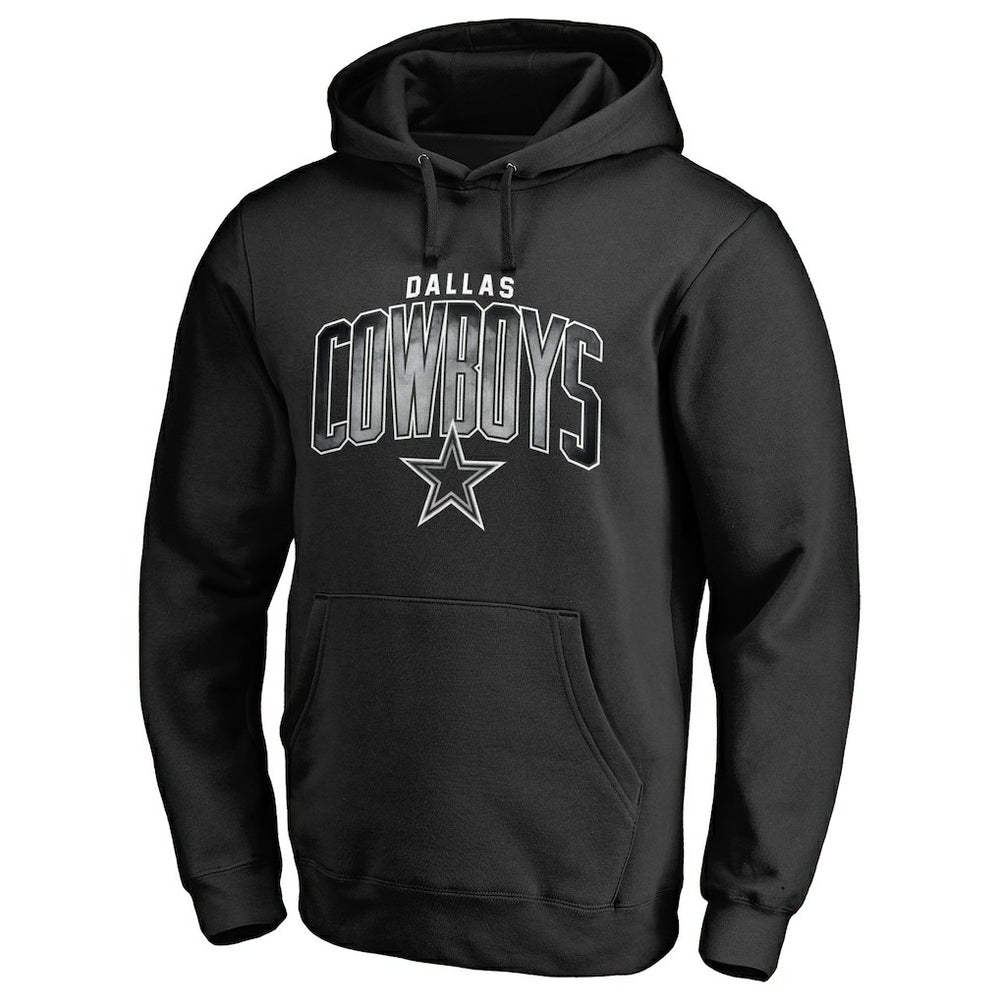 Dallas Cowboys Arch Smoke Pullover Hoodie Black | NFL