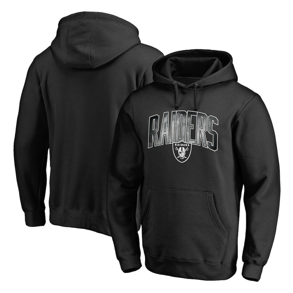 Las Vegas Raiders Arch Smoke Pullover Hoodie Black | NFL