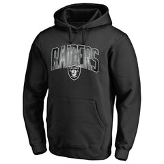 Las Vegas Raiders Arch Smoke Pullover Hoodie Black | NFL