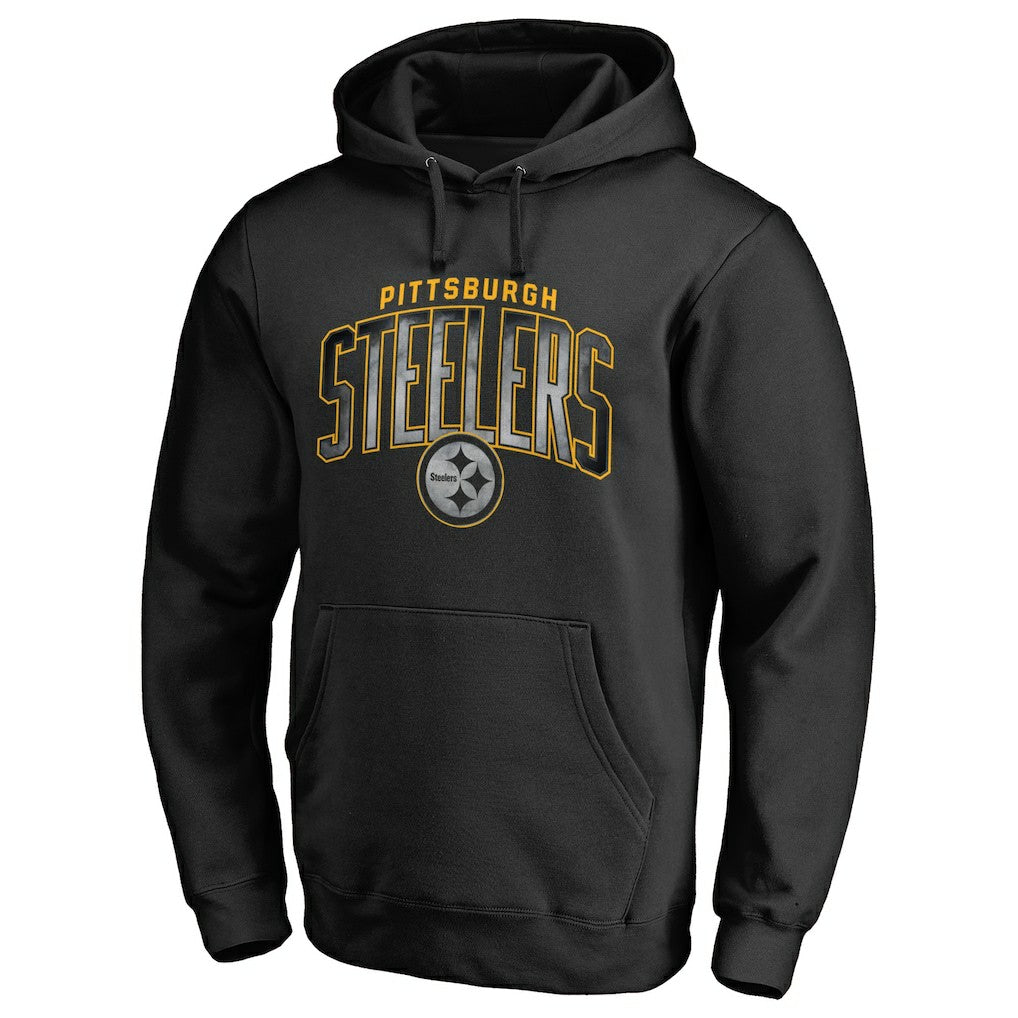Pittsburgh Steelers Arch Smoke Pullover Hoodie Black | NFL