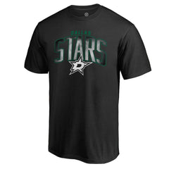 Dallas Stars Arch Smoke T-Shirt - Black - NHL