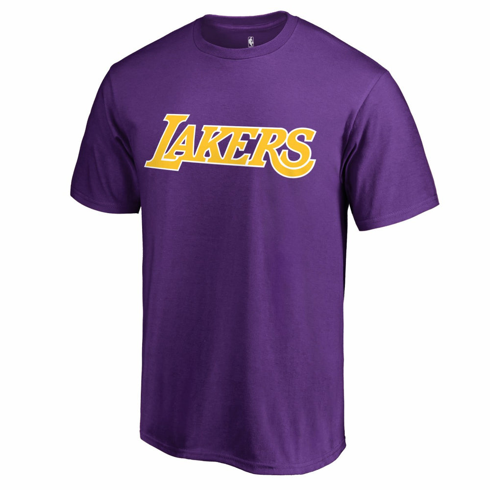 LeBron James Los Angeles Lakers Sidesweep Name & Number T-Shirt Purple - NBA