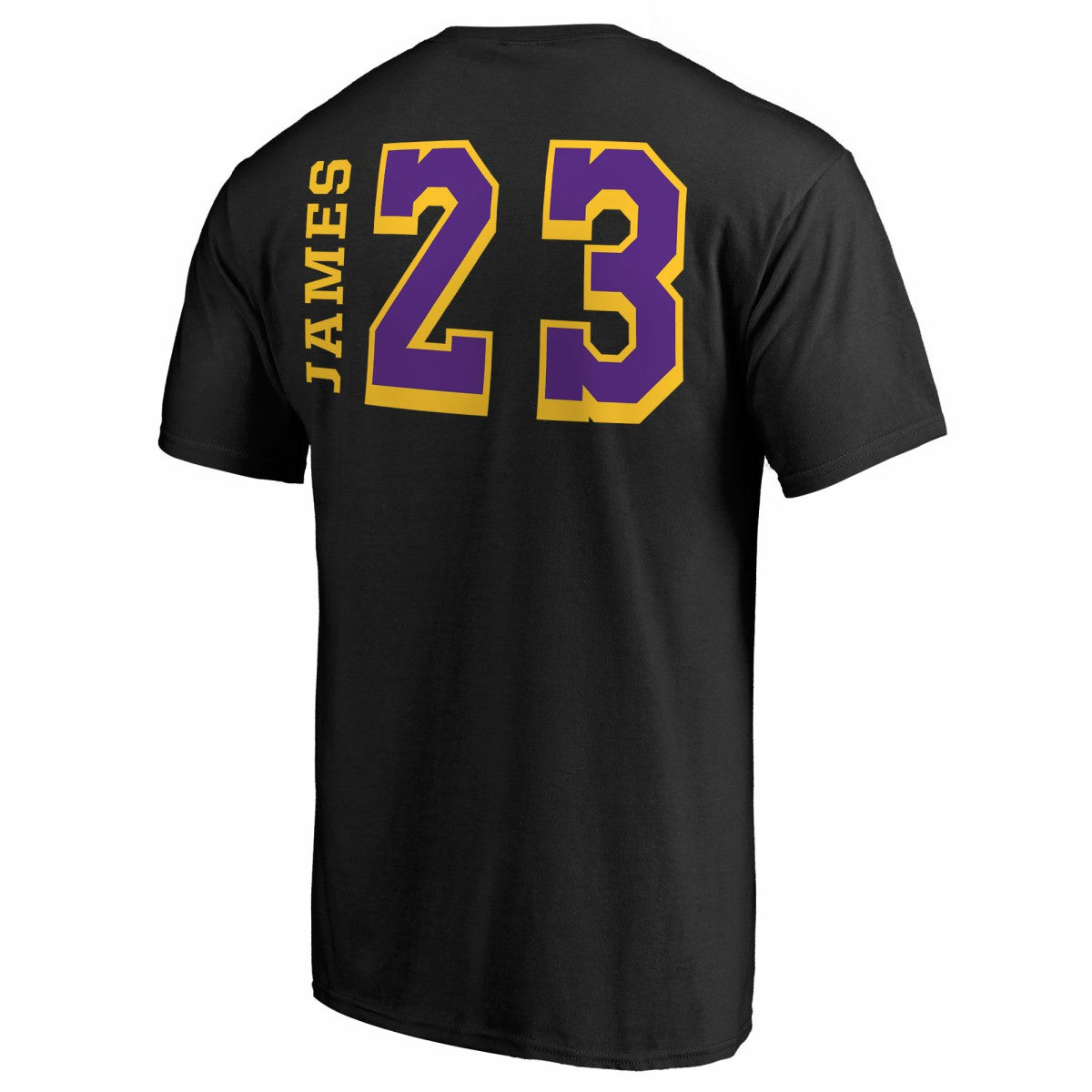 LeBron James Los Angeles Lakers Sidesweep Name & Number T-Shirt Black - NBA