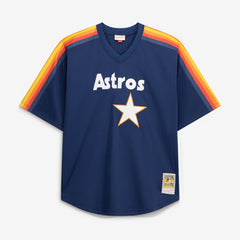 Nolan Ryan Houston Astros Mitchell & Ness Cooperstown Collection Big & Tall Mesh Batting Practice Jersey - MLB