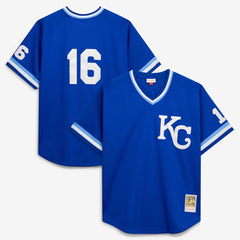 Bo Jackson Kansas City Royals Mitchell & Ness Cooperstown Collection Big & Tall Mesh Batting Practice Jersey - MLB