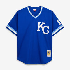 Bo Jackson Kansas City Royals Mitchell & Ness Cooperstown Collection Big & Tall Mesh Batting Practice Jersey - MLB
