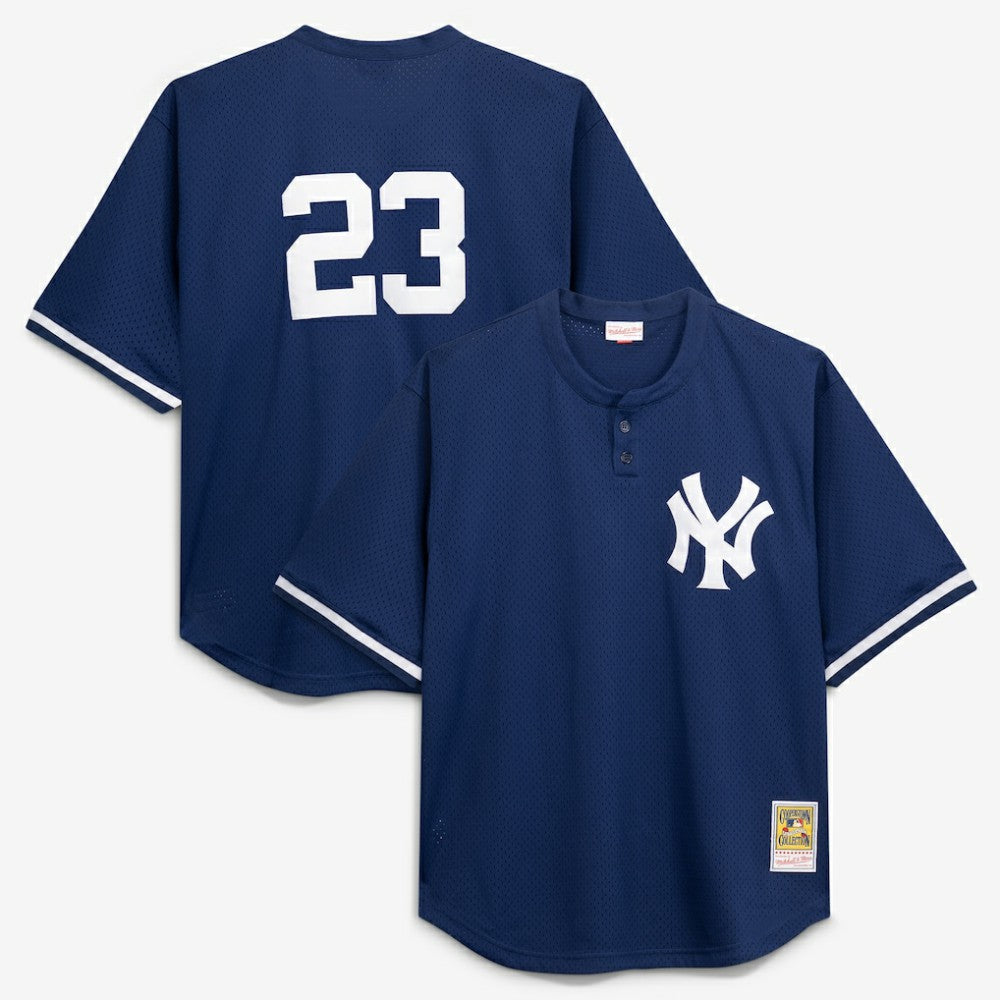 Don Mattingly New York Yankees Mitchell & Ness Cooperstown Collection Big & Tall Mesh Batting Practice Jersey - MLB