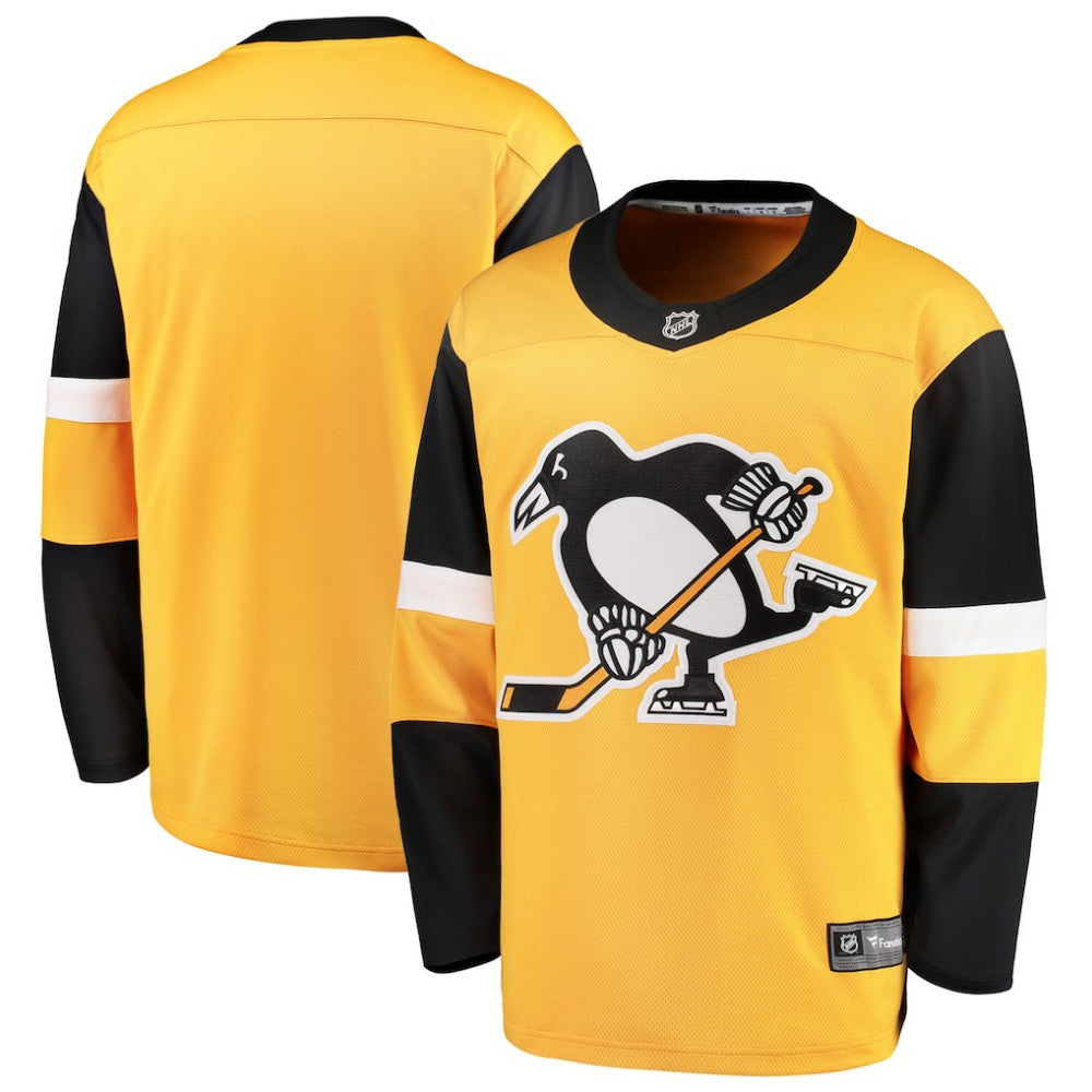 Pittsburgh Penguins Fanatics Alternate Breakaway Jersey - Gold - NHL