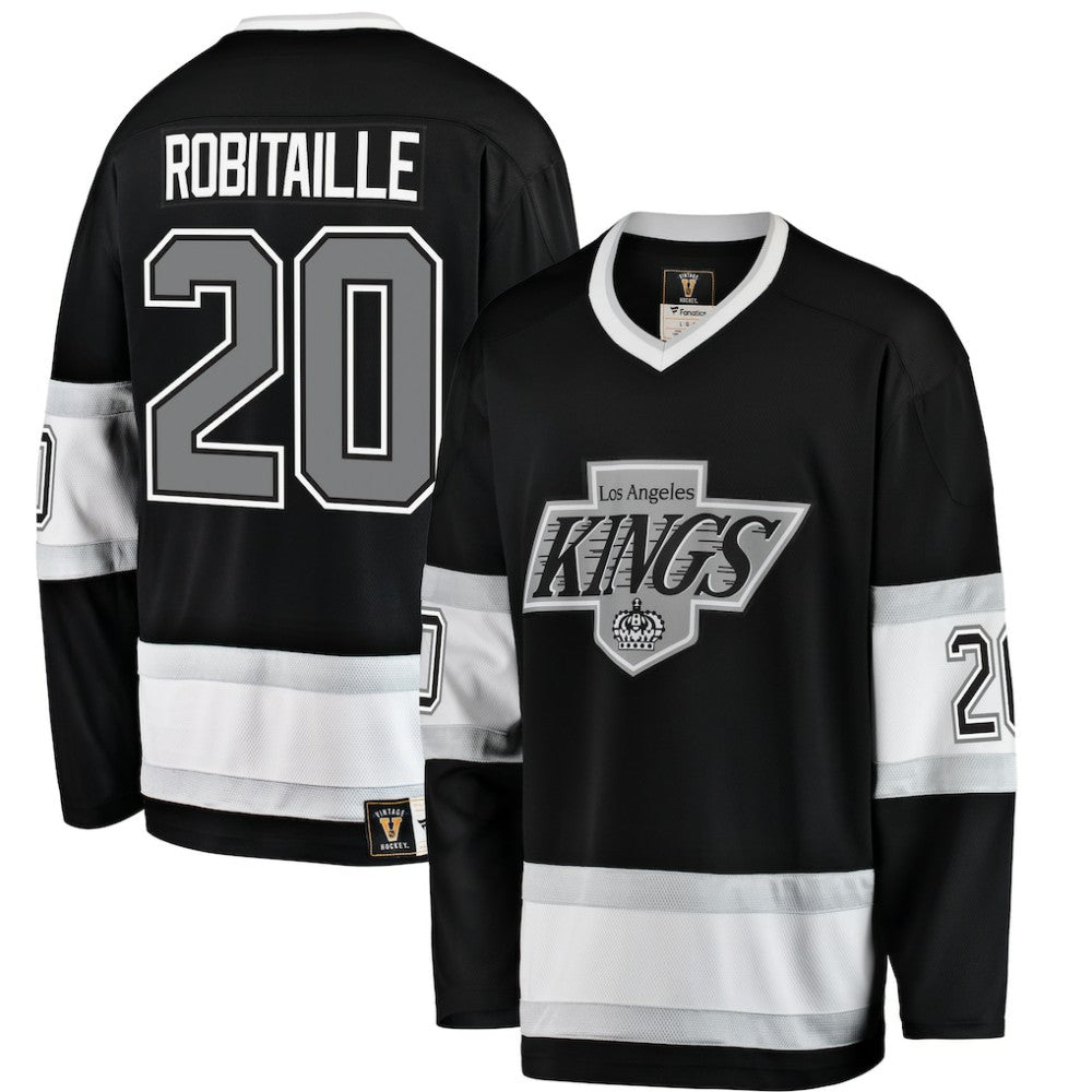 Luc Robitaille Los Angeles Kings Fanatics Premier Breakaway Retired Player Jersey - Black - NHL