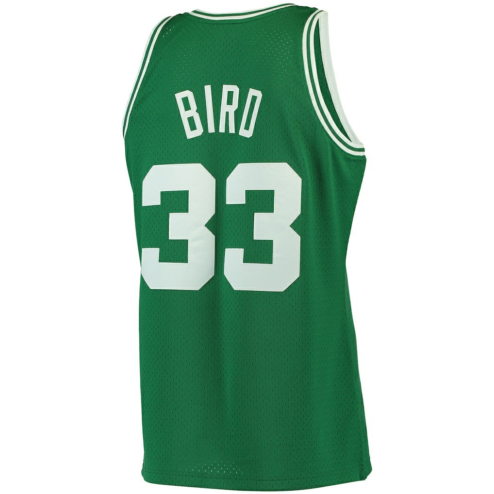 Larry Bird Boston Celtics 1985/86 Big & Tall Hardwood Classics Swingman Jersey Kelly Green - NBA