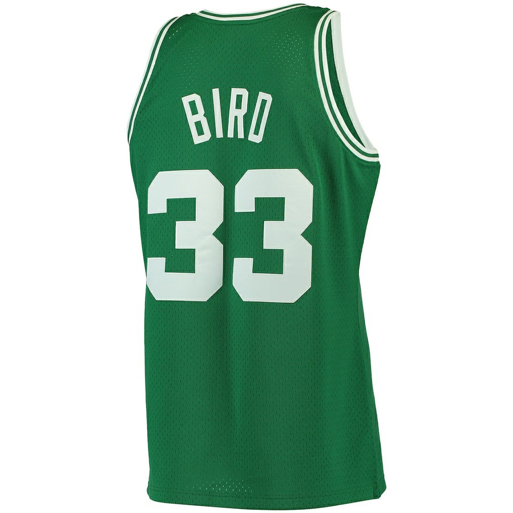 Larry Bird Boston Celtics 1985/86 Big & Tall Hardwood Classics Swingman Jersey Kelly Green - NBA