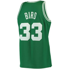 Larry Bird Boston Celtics 1985/86 Big & Tall Hardwood Classics Swingman Jersey Kelly Green - NBA