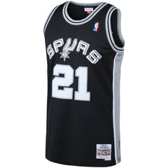 Tim Duncan San Antonio Spurs 1998/99 Big & Tall Hardwood Classics Swingman Jersey Black - NBA