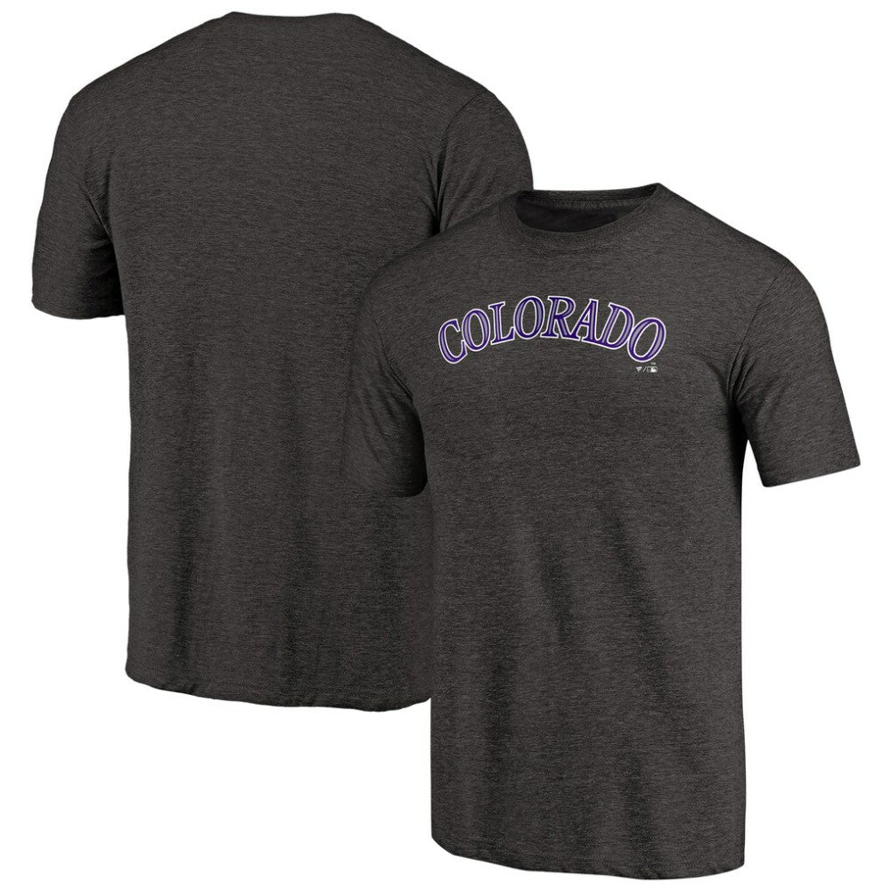 Colorado Rockies Team Wordmark Tri-Blend T-Shirt - MLB