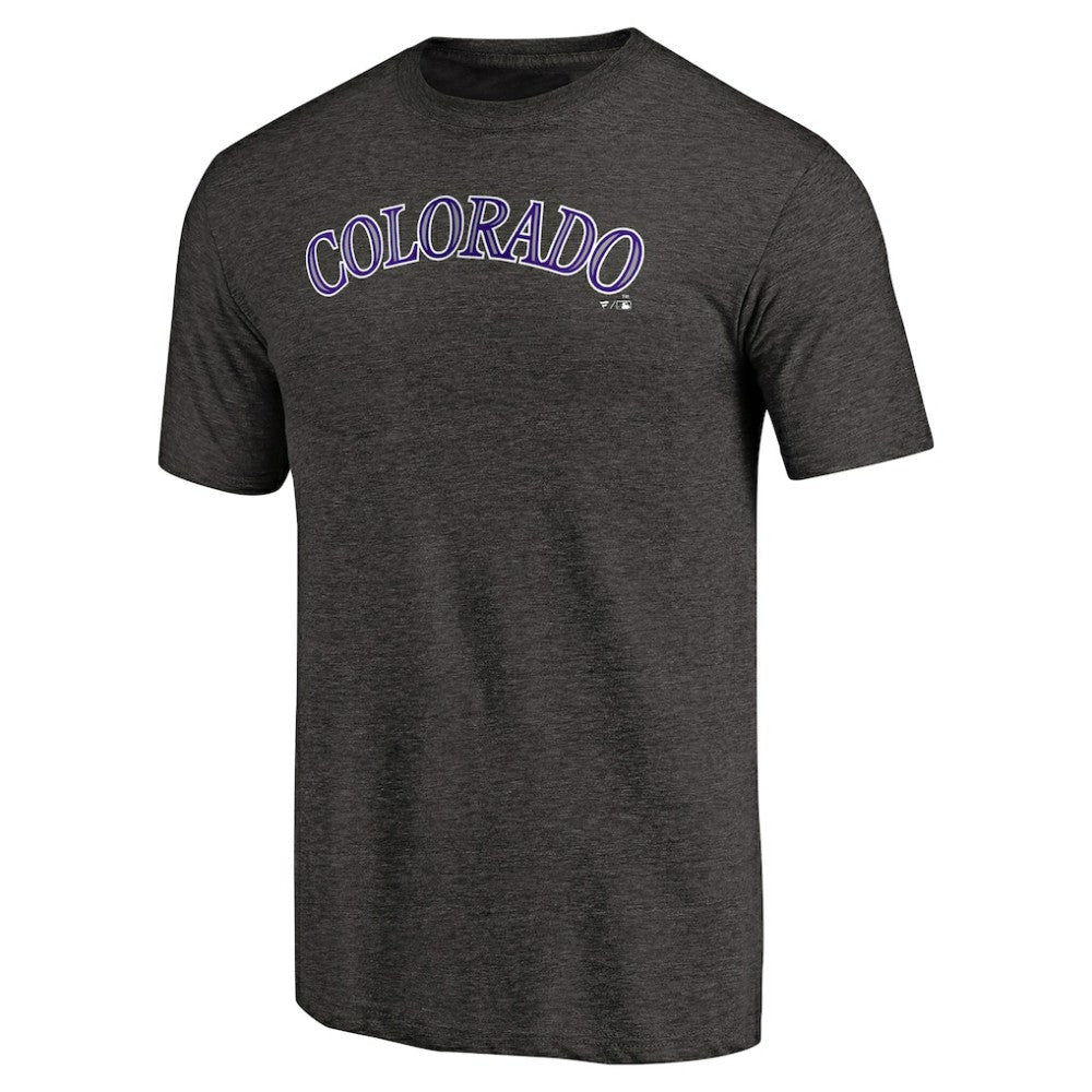 Colorado Rockies Team Wordmark Tri-Blend T-Shirt - MLB
