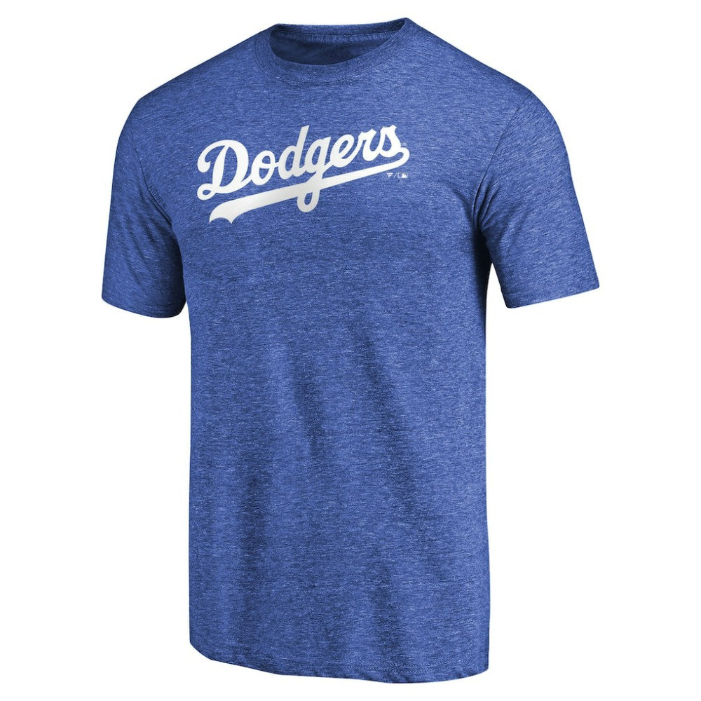 Los Angeles Dodgers Team Wordmark Tri-Blend T-Shirt - MLB