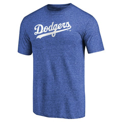 Los Angeles Dodgers Team Wordmark Tri-Blend T-Shirt - MLB