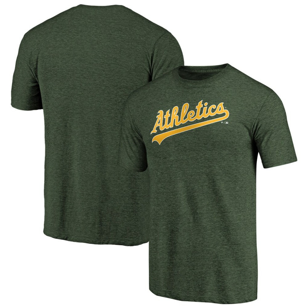 Athletics Team Wordmark Tri-Blend T-Shirt - MLB