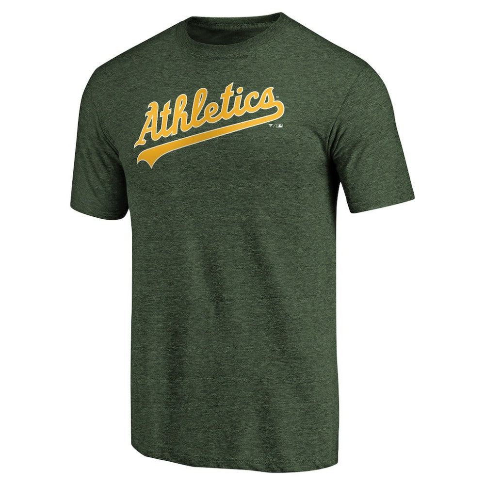 Athletics Team Wordmark Tri-Blend T-Shirt - MLB