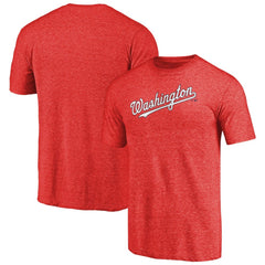Washington Nationals Team Wordmark Tri-Blend T-Shirt - MLB
