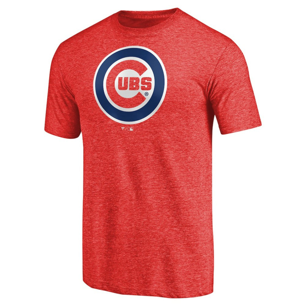 Chicago Cubs Team Wordmark Tri-Blend T-Shirt - MLB