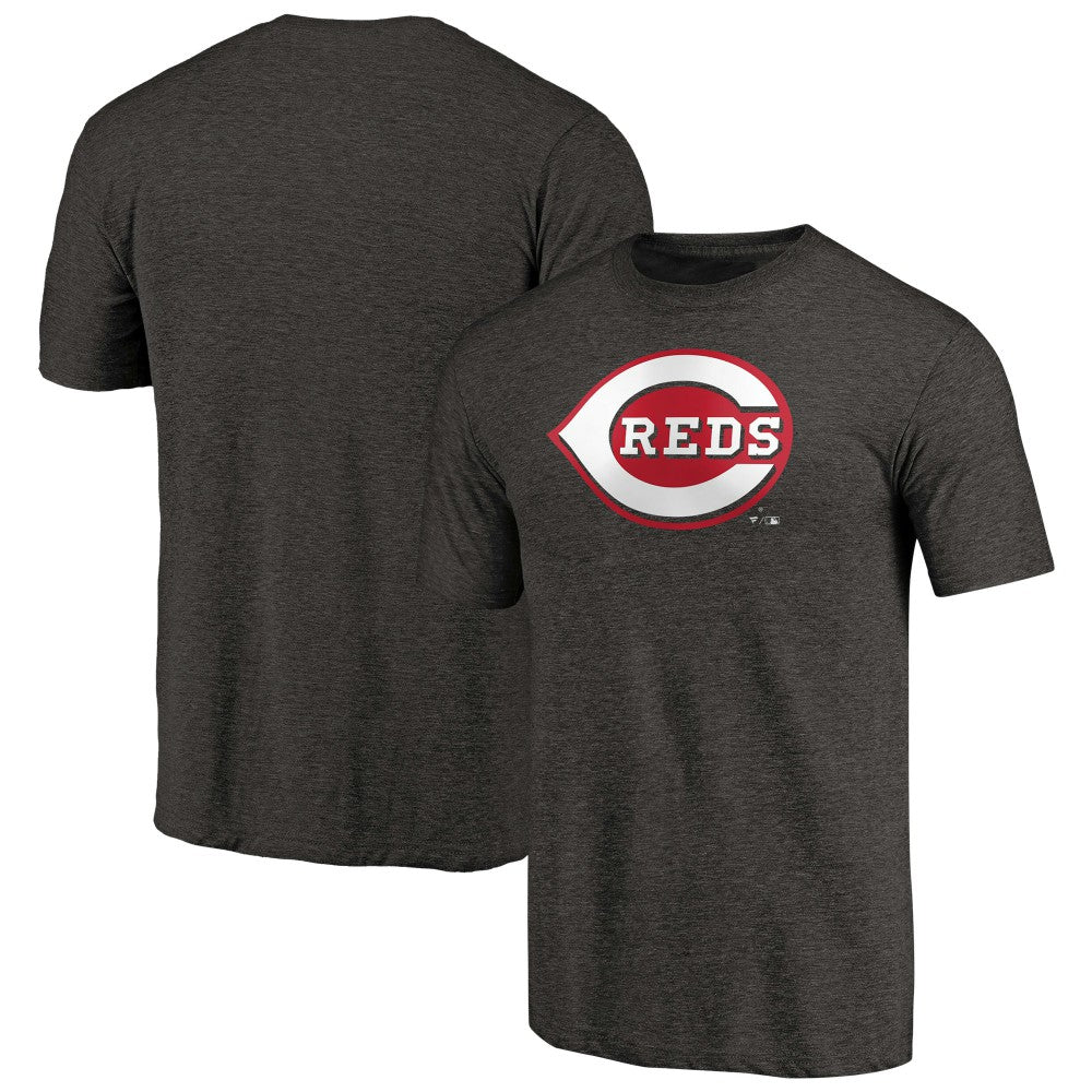 Cincinnati Reds Team Wordmark Tri-Blend T-Shirt - MLB