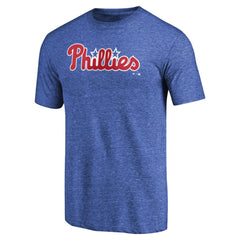Philadelphia Phillies Team Wordmark Tri-Blend T-Shirt - MLB