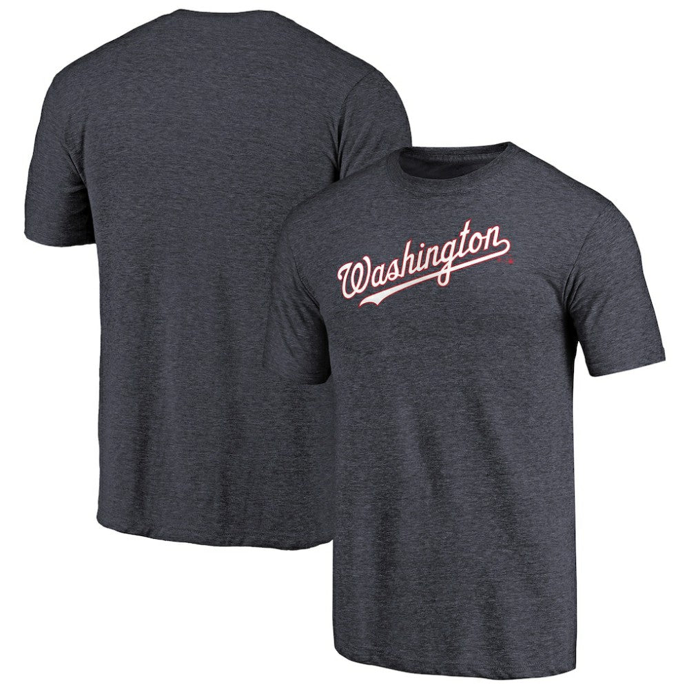 Washington Nationals Team Wordmark Tri-Blend T-Shirt - MLB