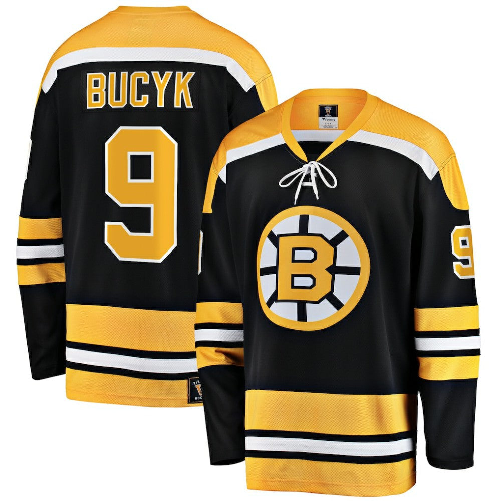 John Bucyk Boston Bruins Fanatics Premier Breakaway Retired Player Jersey - Black - NHL