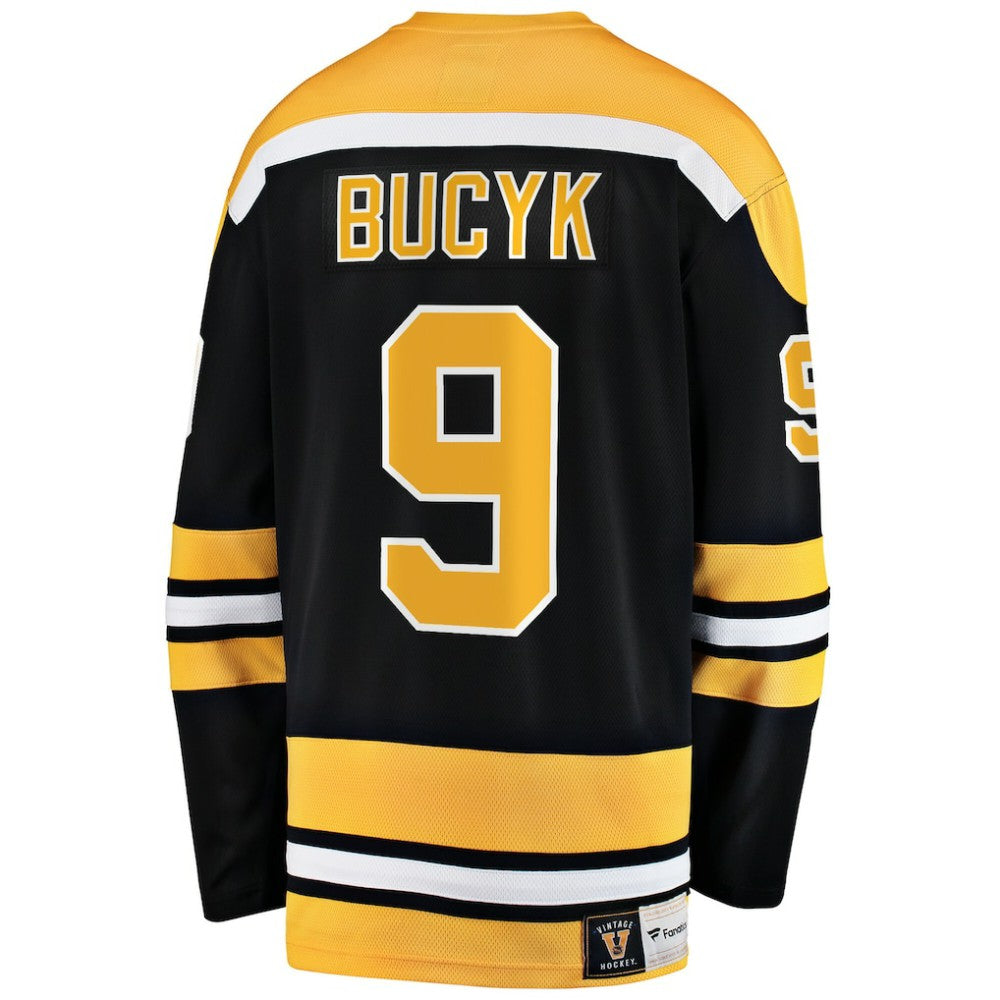 John Bucyk Boston Bruins Fanatics Premier Breakaway Retired Player Jersey - Black - NHL