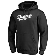 Los Angeles Dodgers Official Wordmark Fitted Pullover Hoodie - MLB