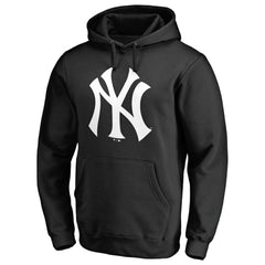 New York Yankees Official Logo Fitted Pullover Hoodie - MLB