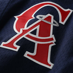 Bo Jackson California Angels Mitchell & Ness Cooperstown Collection Mesh Batting Practice Button-Up Jersey - MLB