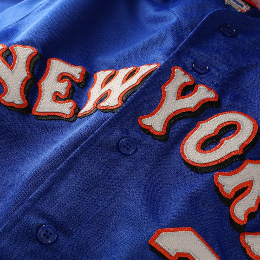 Mike Piazza New York Mets Mitchell & Ness Cooperstown Collection Mesh Batting Practice Button-Up Jersey - MLB